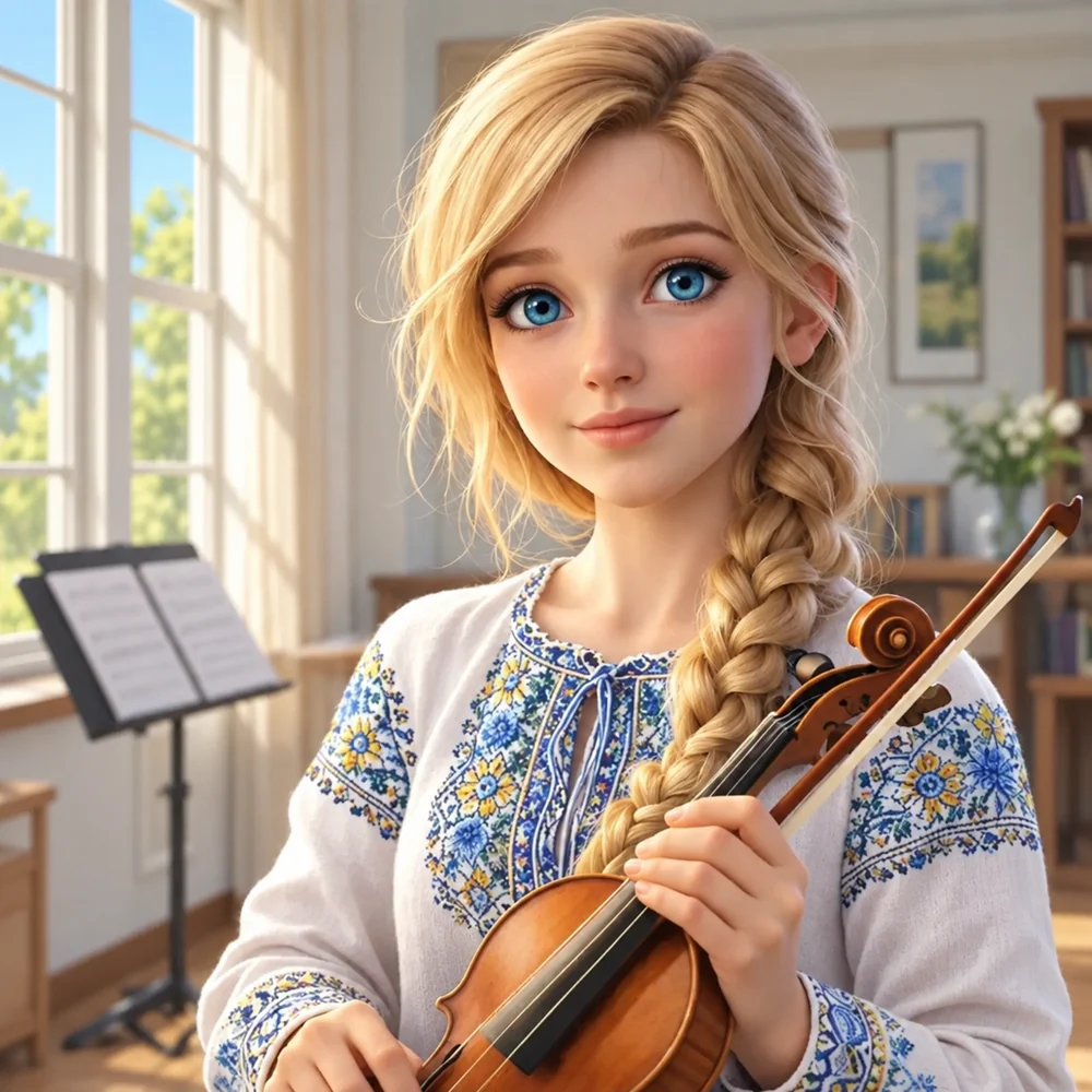 Concept portrait of Oksana Shevchenko